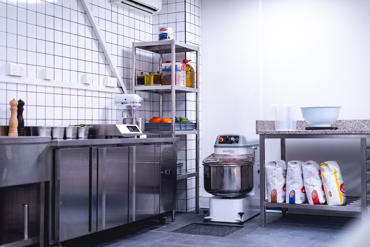 Le laboratoire blanc, la salle de préparation